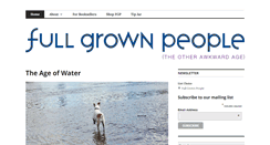 Desktop Screenshot of fullgrownpeople.com